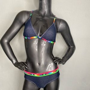 Denim bikini women’s small